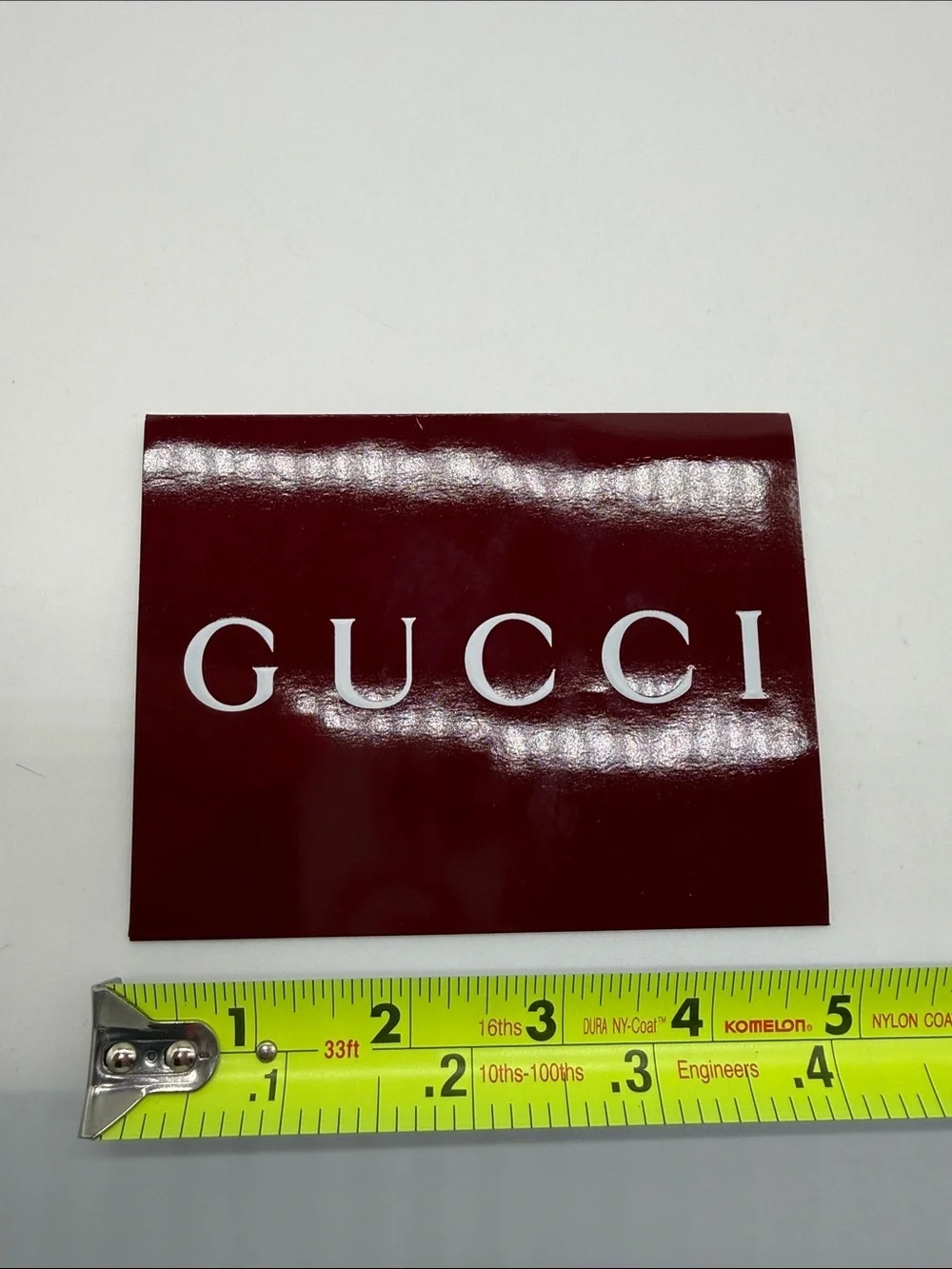 Authentic Gucci Empty Receipt Card Envelopes Receipt Holders Set of Four